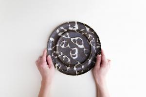 パスタ皿 ツートン C