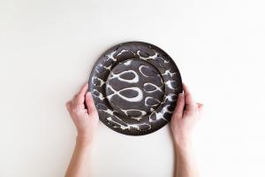 パスタ皿 ツートン D