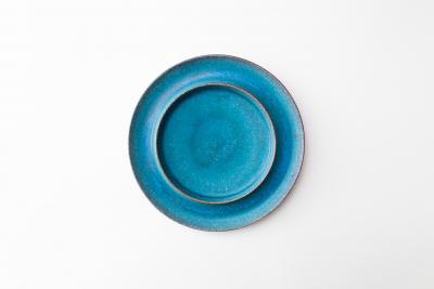 パスタ皿 青 A