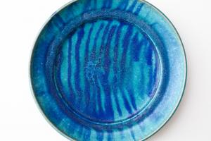 リムプレート　深　φ220　青　A