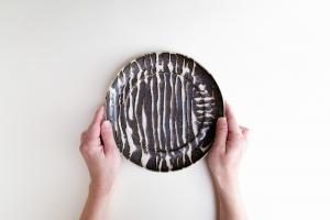 リムプレート　深　φ220　ツートン