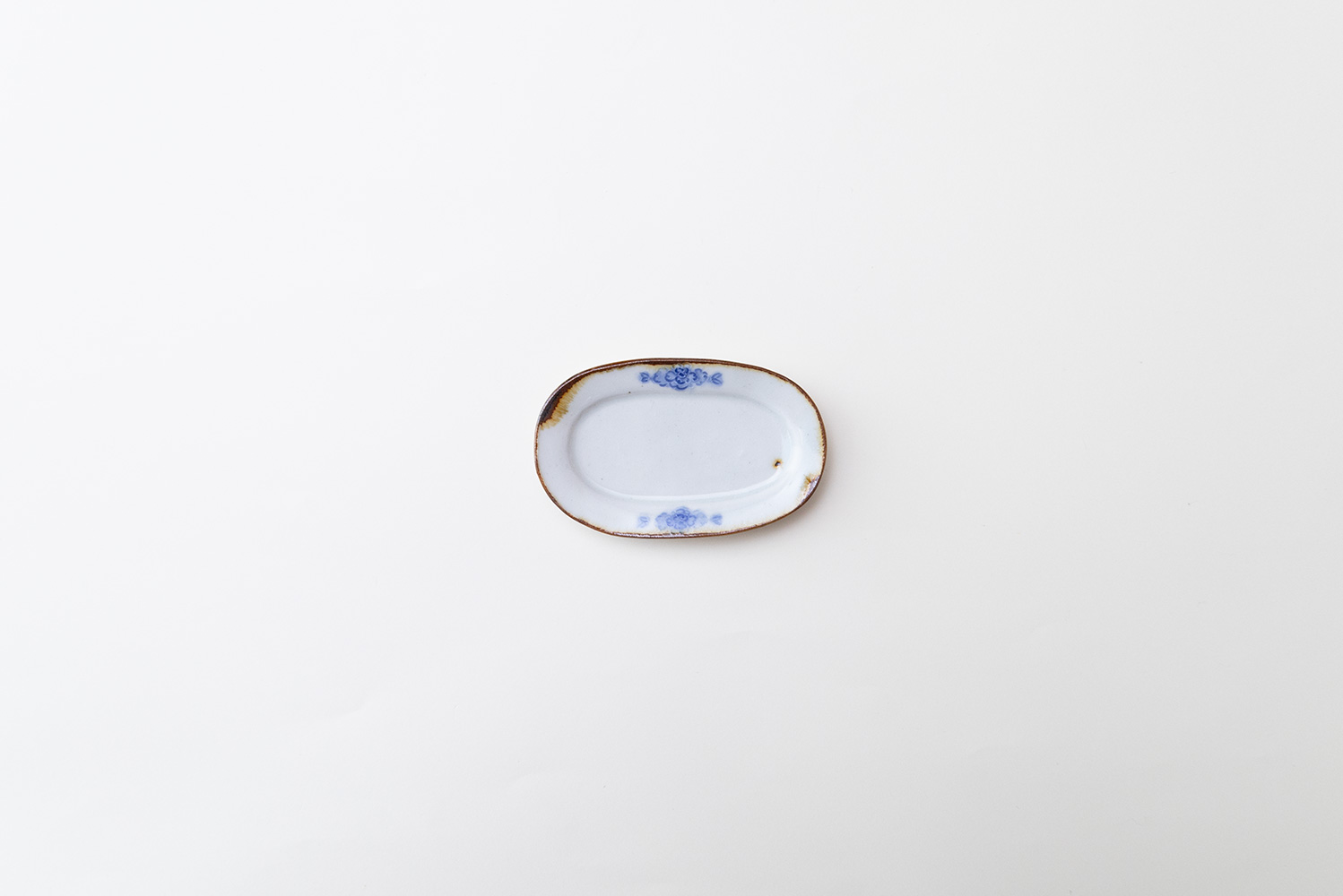 彫花紋 オーバル豆小皿