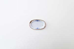 彫花紋 オーバル豆小皿