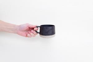 マグカップ 線彫ツートン