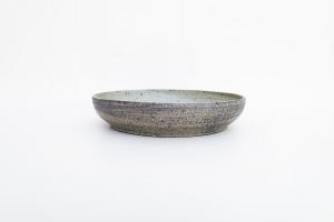 浅ボウル 灰釉雲母