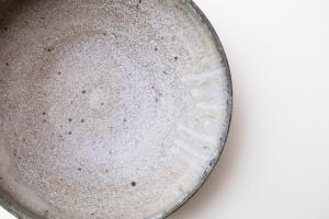 浅大鉢 古白窯変