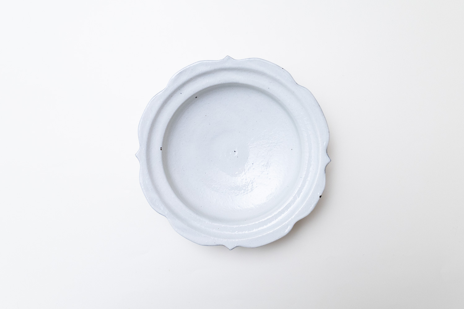 鉄散 彫刻浅鉢 7寸