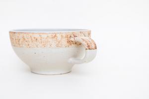 スクラッチ　スープマグ　丸型　白