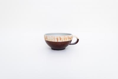 スクラッチ　スープマグ　丸型　茶