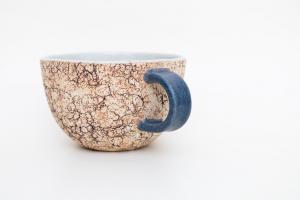 コルクスープカップ 青