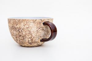 コルクスープカップ 茶