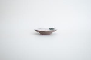 緑ハス縁取小皿 φ110