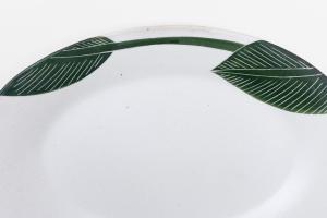 バナナの葉オーバルリム皿 L