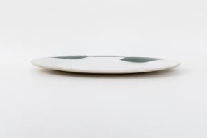 バナナの葉オーバルリム皿 L