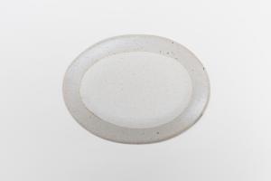 バナナの葉オーバルリム皿 M