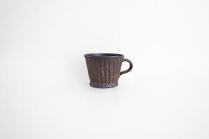 金釉しのぎマグカップ