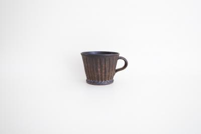 金釉しのぎマグカップ