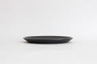 黒釉パン皿 19cm