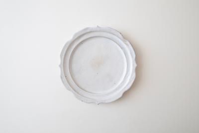 鉄散彫刻皿 7寸