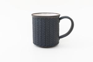 縄目しのぎマグ 黒