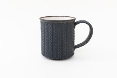 縄目しのぎマグ 黒