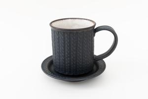 縄目しのぎマグ 黒