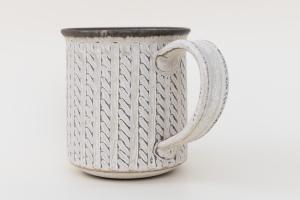 縄目しのぎマグ 白