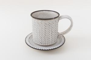 縄目しのぎマグ 白