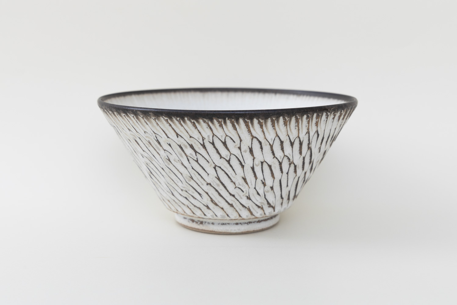 しのぎ飯碗 特大 白