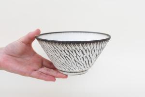 しのぎ飯碗 特大 白