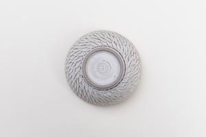 しのぎ丸飯碗 小 白