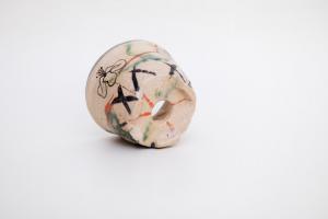 弥七田織部 植木鉢 小 A