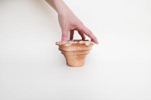 信楽 植木鉢 細