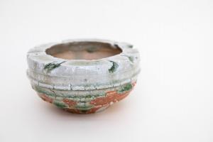 灰釉 植木鉢 中 B