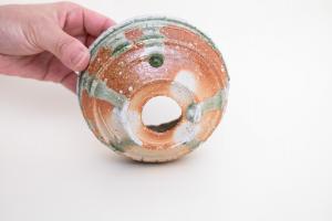 灰釉 植木鉢 中 B