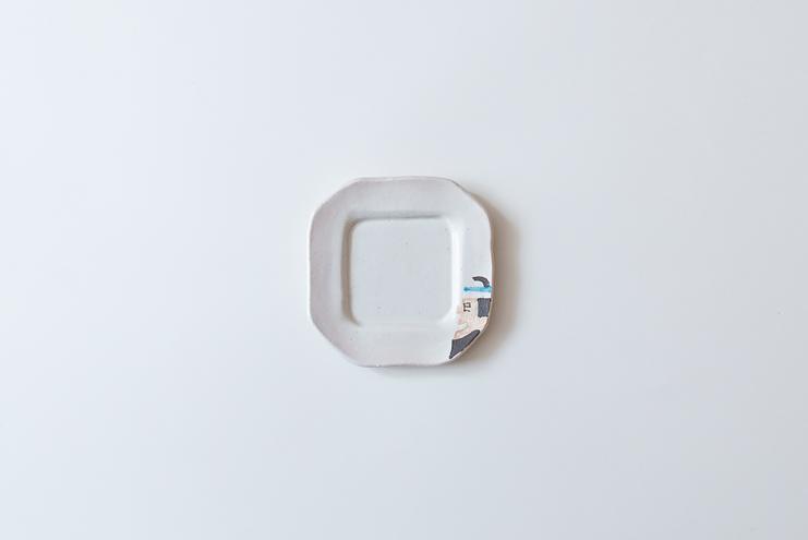 狙ってるよ!マメ皿 武士