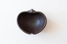 錆釉りんご鉢 中