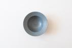 グレー釉リムボウル 小