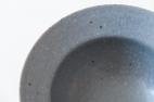 グレー釉リムボウル 小
