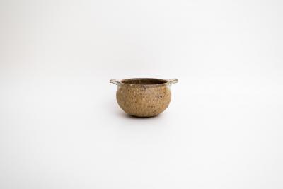 ベージュ 耳付きボウル