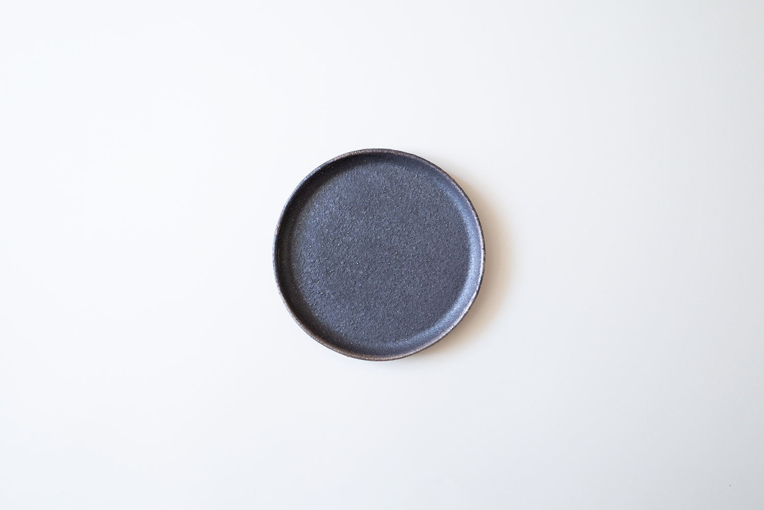 黒南蛮ケーキ皿Φ150