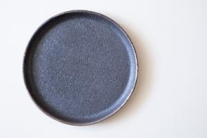 黒南蛮ケーキ皿Φ150