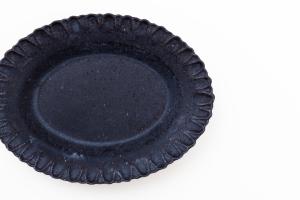 黒sabi 小菊オーバル 小