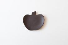 錆釉りんご皿 小
