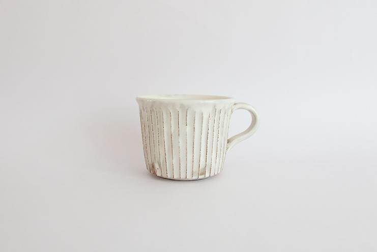 スクウェアマグ 白