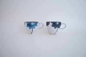 青ハスの花 マグカップ