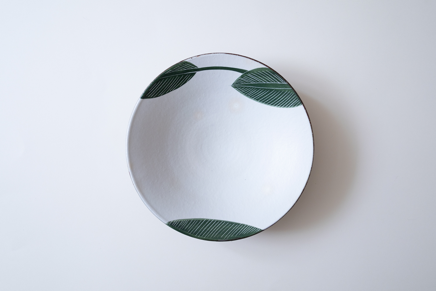 バナナの葉8寸皿