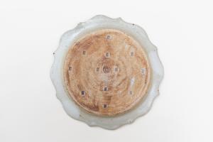 8トンガリ リム皿 L ツートン