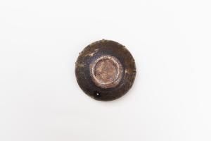 くぼみ台皿 S 黒 B