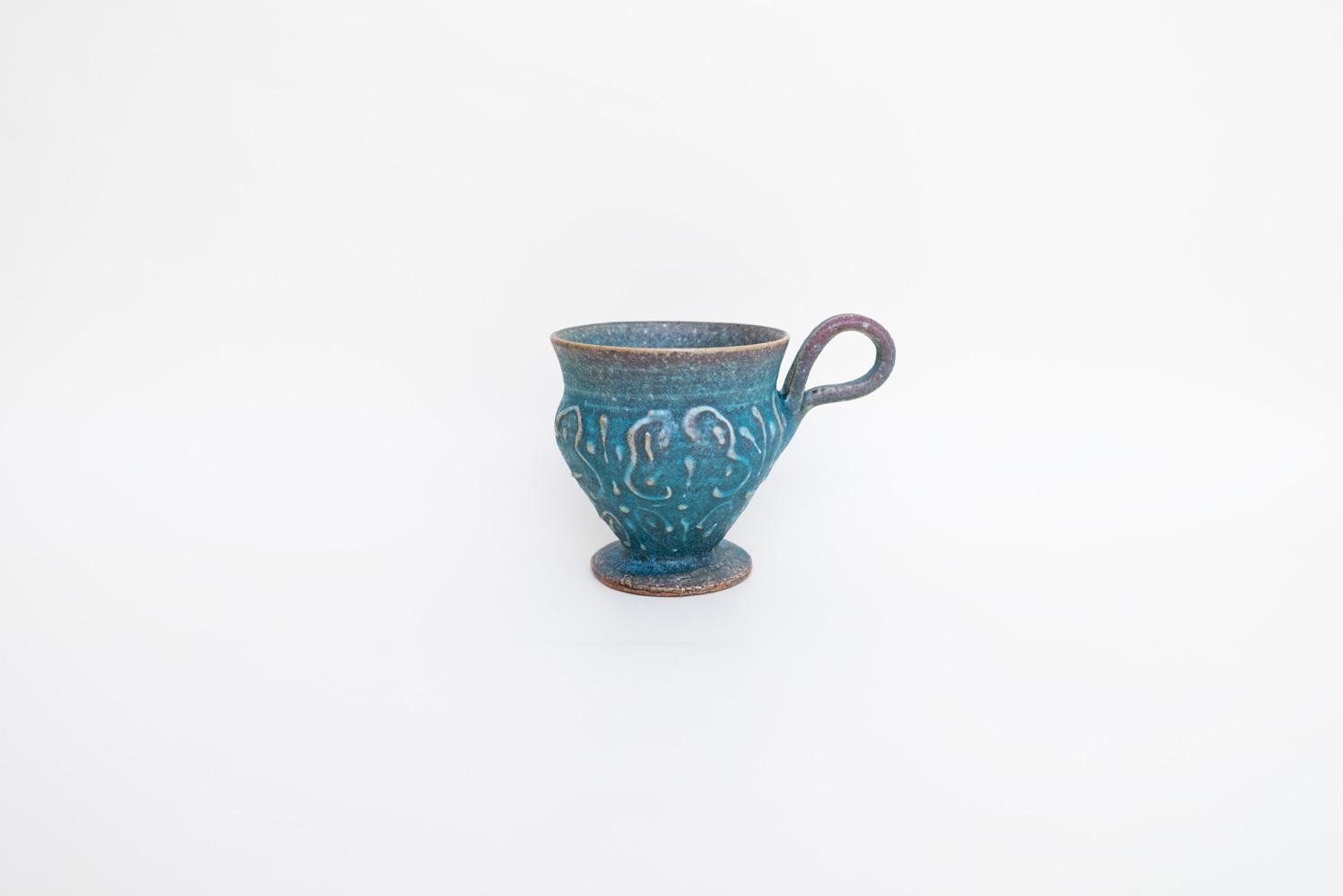 足付マグ 青 イッチン B